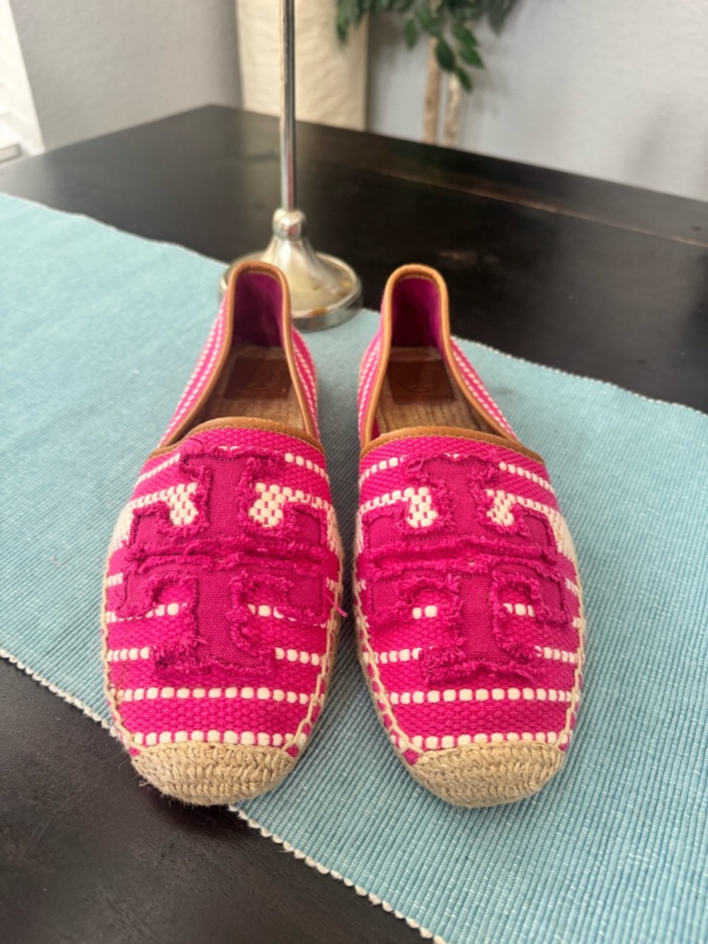 Tory Burch Fuchsia  Slip-On Espadrilles 11